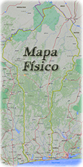 Mapa fisico Benin