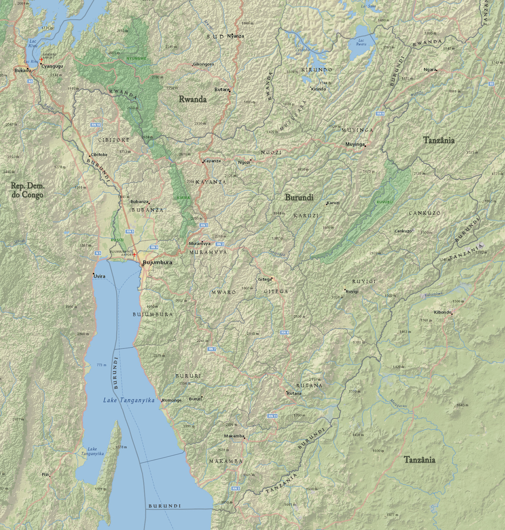Mapa fisico