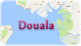 Mapa Douala