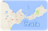 Mapa Ceuta