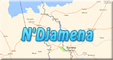 N'Djamena mapa