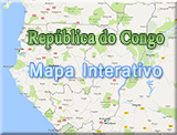 Mapa geografico Congo
