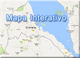 Mapa geografico Eritreia