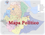 Etiopia mapa