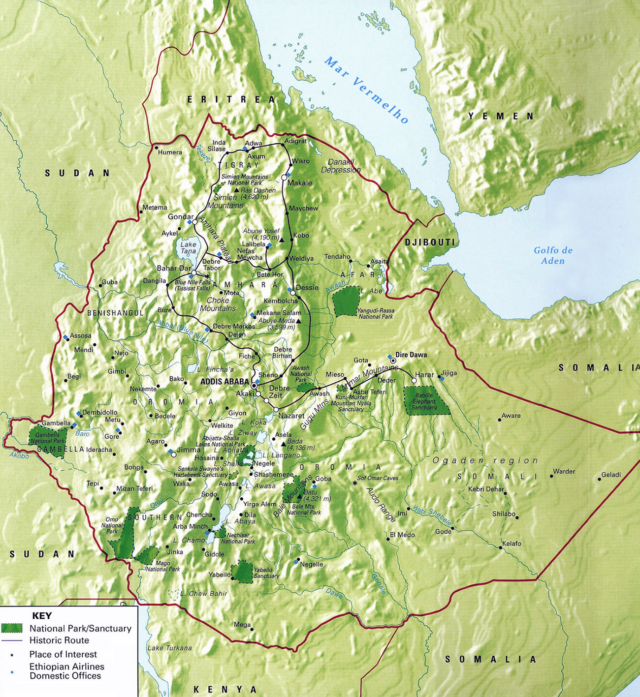 Mapa fisico