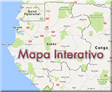 Mapa Gabão
