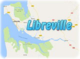 Mapa Libreville