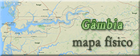 Mapa fisico Gambia