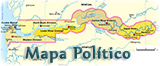 Mapa politico Gambia