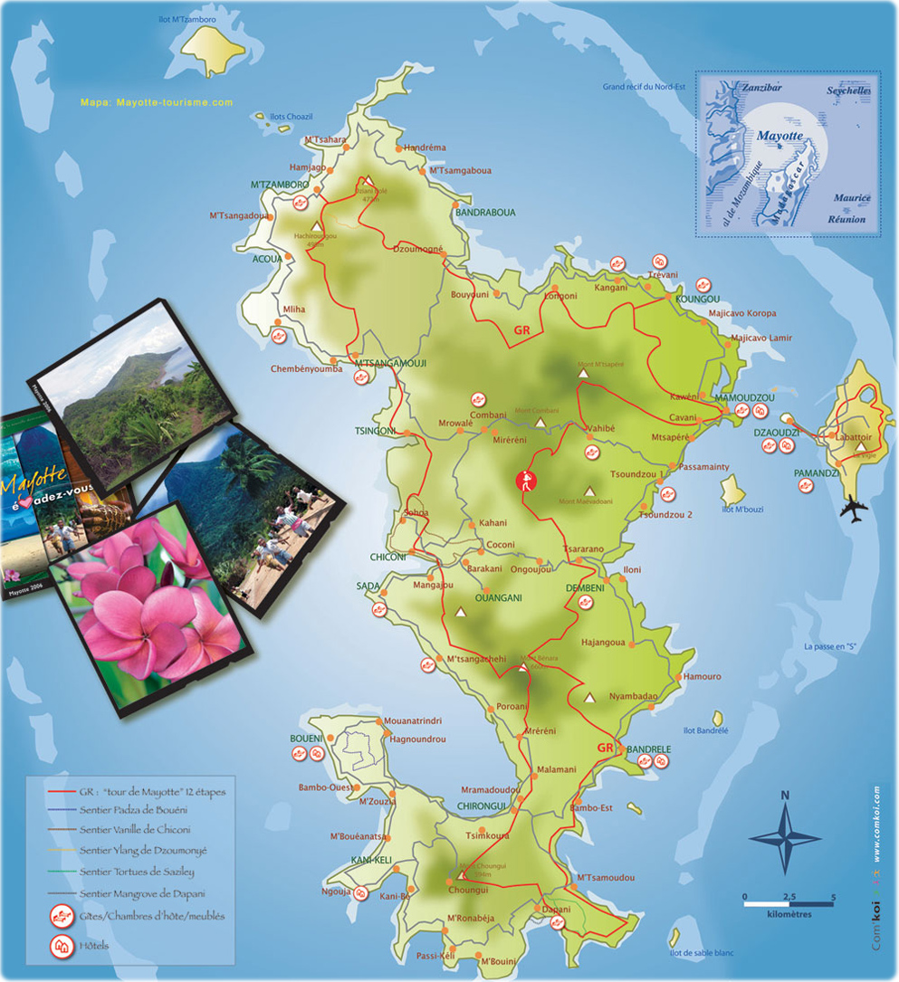 Mapa Mayotte