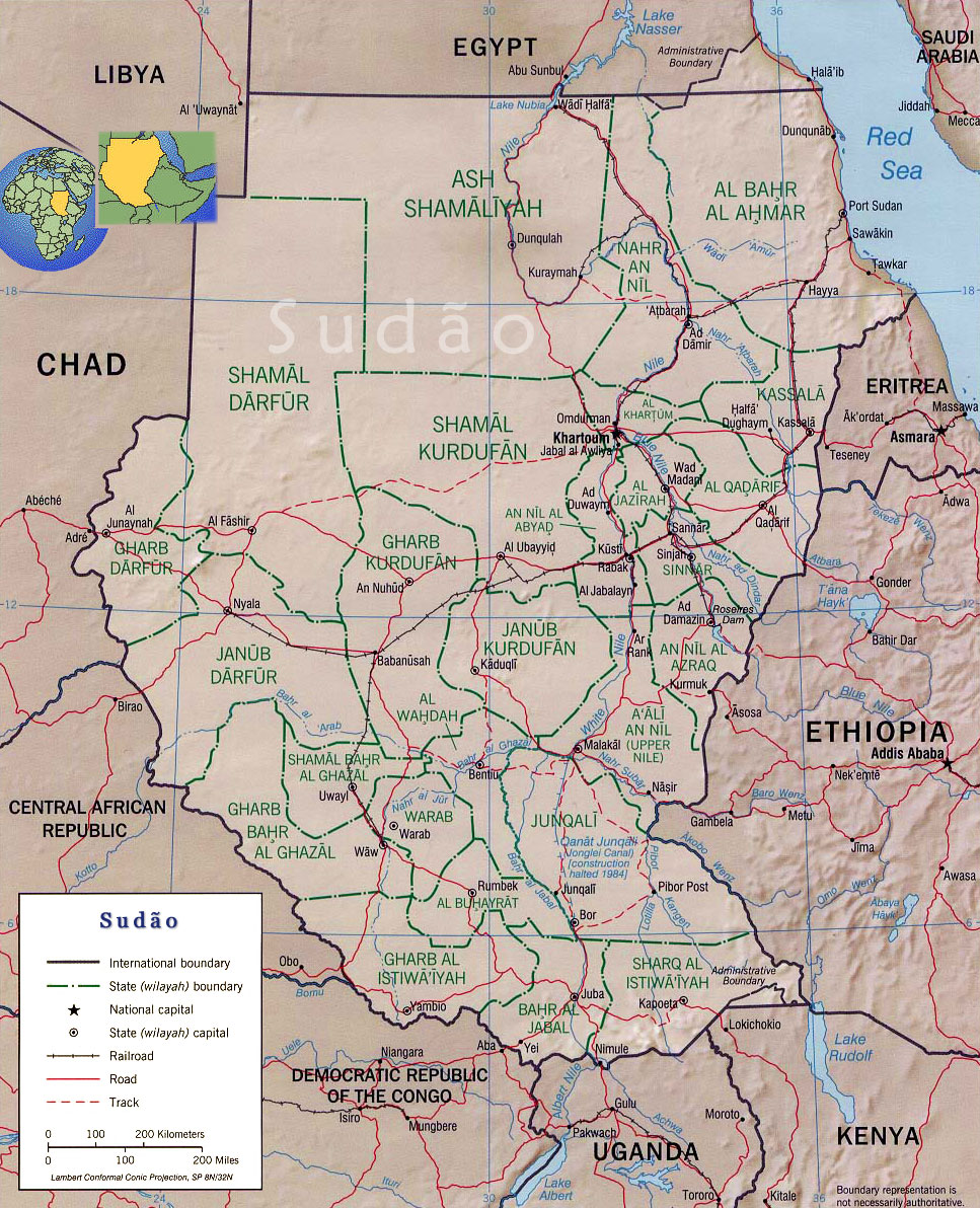 Sudao mapa