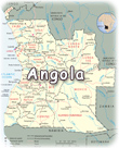 Mapa Angola
