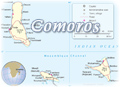 Mapa Comoros