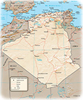 Mapa Argelia