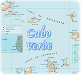 Mapa Cabo Verde