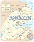 Mapa Djibouti