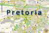 Mapa Pretoria