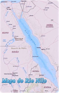 Mapa Rio Nilo
