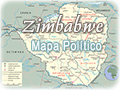 Mapa Político Zimbabwe