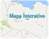 Mapa Libia