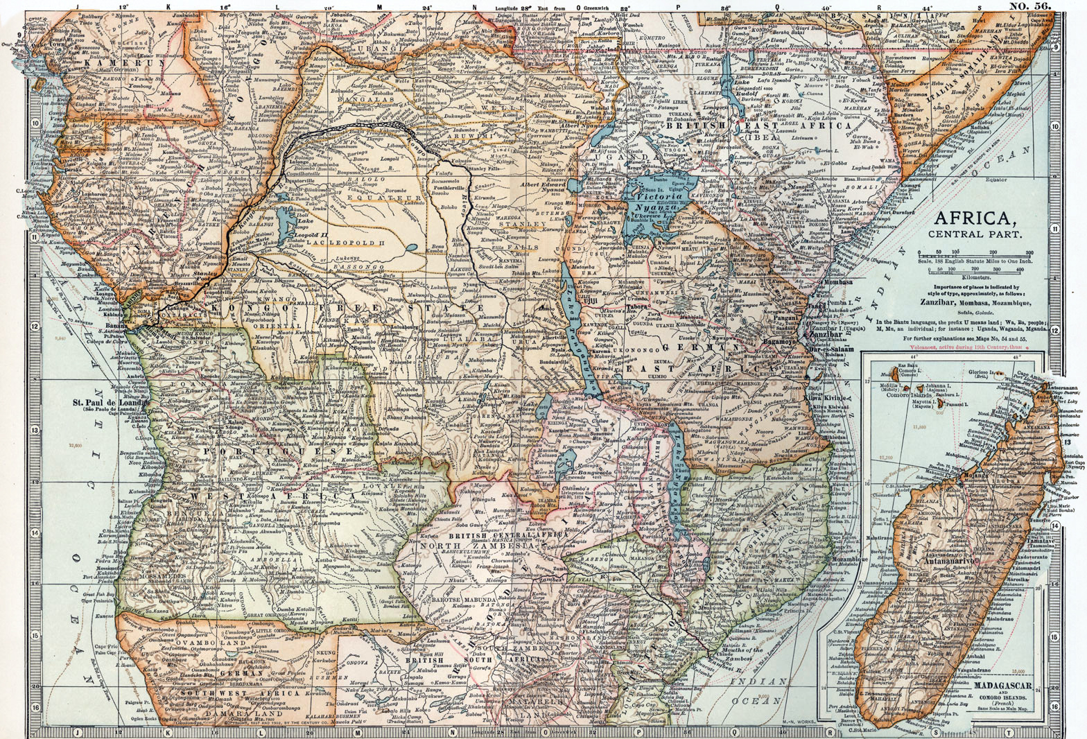 Africa central antiga
