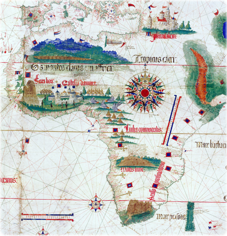 Mapa do Mundo com Base em Ptolemeu - 1467