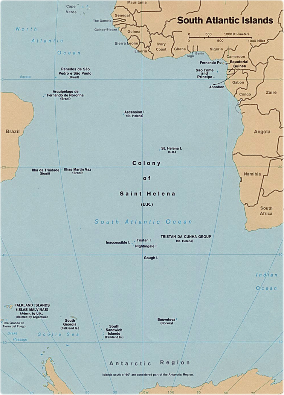 Ilhas Oceano Atlântico