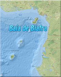 Mapa Baia de Biafra