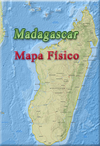 Mapa fisico Madagascar