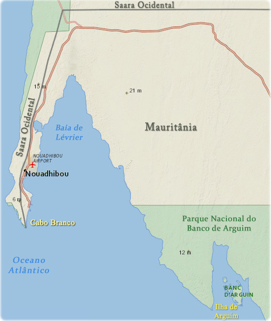 Mapa Arguim