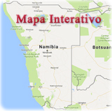 Namibia mapa
