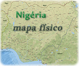 Mapa fisico Nigeria