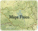 Mapa fisico Sudao Sul