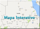Mapa geografico Sudao
