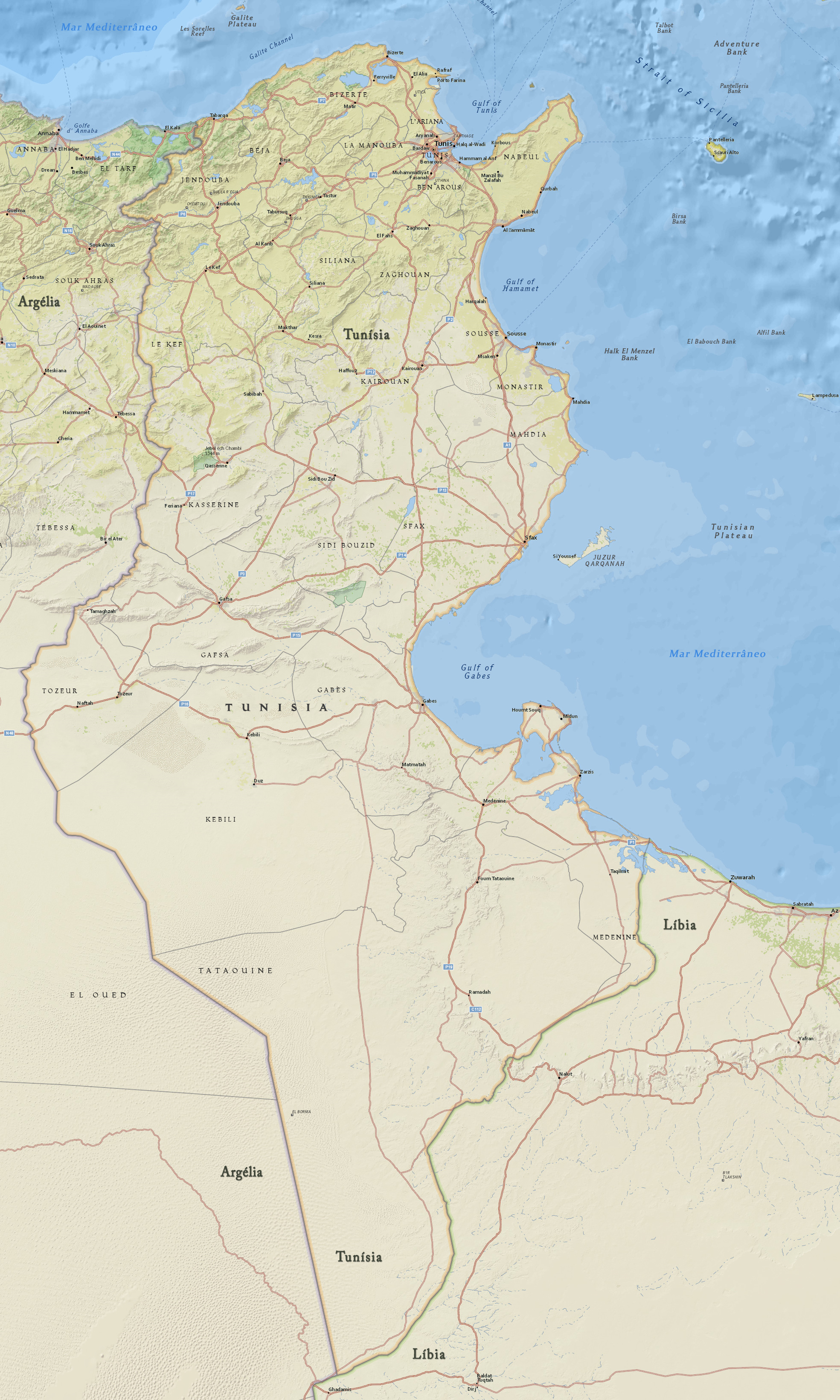 Mapa fisico